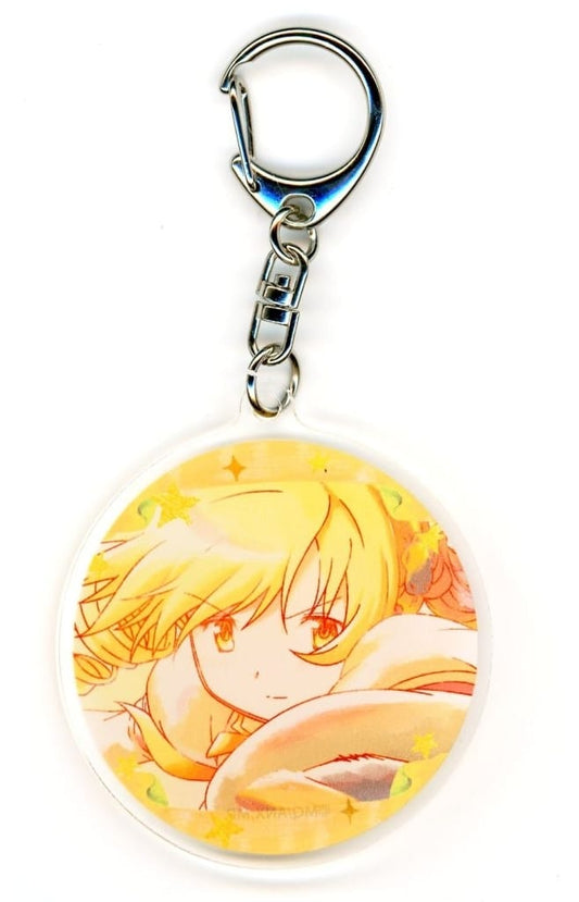 Mami Tomoe Acrylic Keychain - Puella Magi Madoka Magica Trading Ani-Art aqua label Vol.4 Bilibili World 2025 Goods (ARMA BIANCA, Pre-owned)