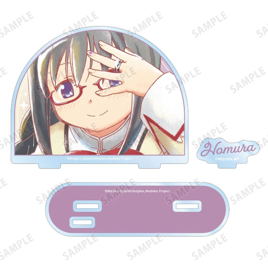 Homura Akemi (School Uniform) Ani-Art aqua label Vol.4 Parts-Attached BIG Acrylic Stand - Puella Magi Madoka Magica - ARMA BIANCA - Bilibili World 2025 Goods (Approx. 90 x 110 mm)