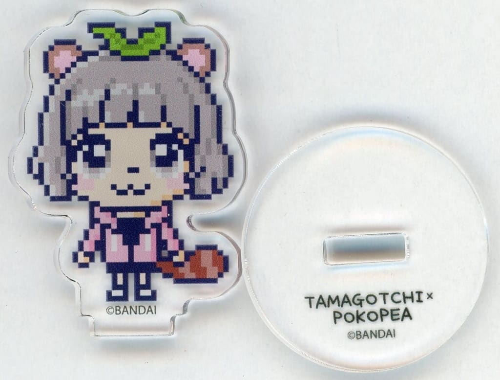 Gachi Koi Ponpokocchi Mini Acrylic Stand, Tamagotchi × Pokopii