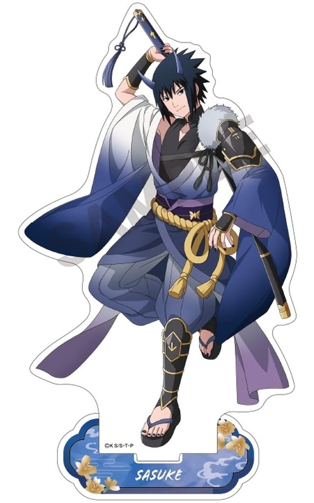 Sasuke Uchiha (Demon) Acrylic Stand - Naruto Shippuden - Approx. 160 x 100 x 3 mm - Pre-owned