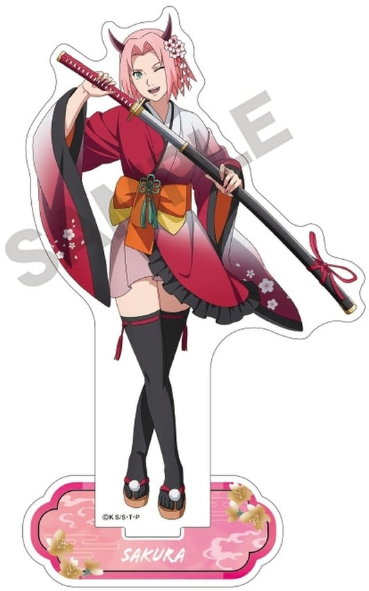 Sakura Haruno (Oni) Acrylic Stand - Naruto Shippuden - Crux Pre-owned - Approx. 160 x 100 x 3 mm