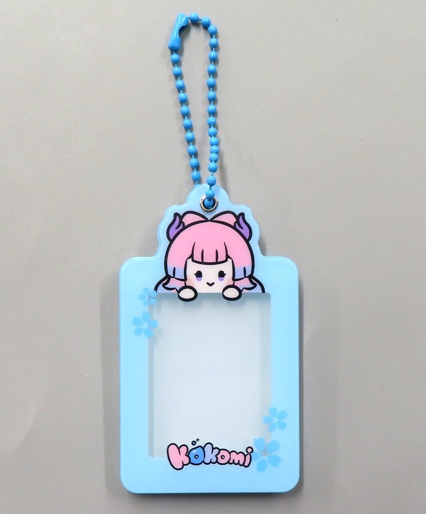 Sangonomiya Kokomi Genshin minini ID Photo Holder Key Ring