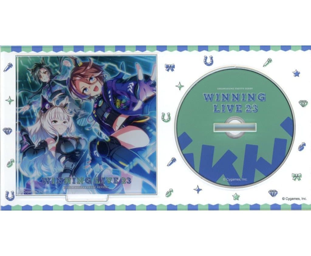 Air Shakur, Narita Taishin & Biwa Hayahide Acrylic Stand - Umamusume Pretty Derby WINNING LIVE 23 Commemorative (Bandai Namco Music Live, 150×80mm)