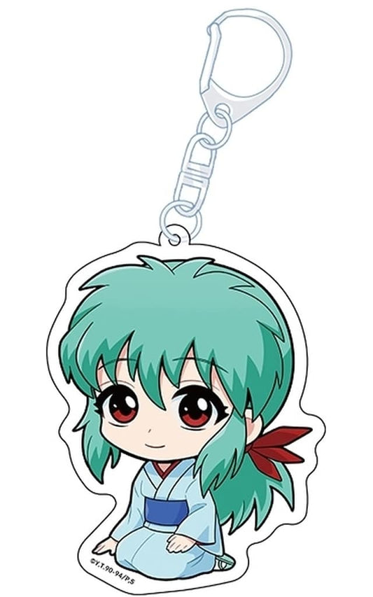 Yukina Acrylic Petan-Nyu Keychain - Yu Yu Hakusho - Penguin Parade - Approx. 90 mm (Pre-owned)
