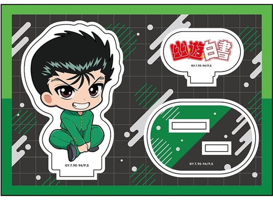 Yusuke Urameshi Petan Musume Acrylic Figure - Yu Yu Hakusho - Penguin Parade - Approx. 120 x 85 mm