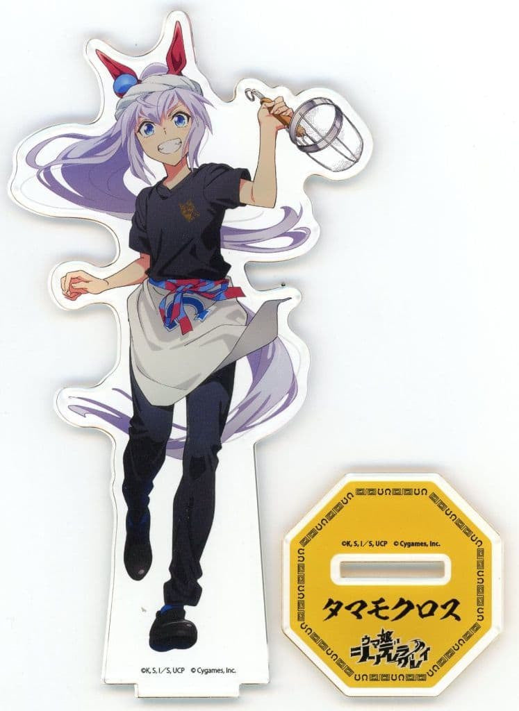 Tamamo Cross Acrylic Stand (Ramen Shop ver.) - Umamusume: Cinderella Gray × Yarou Ramen Collab | A3 | 140×70mm