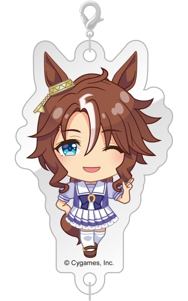Mejiro Palmer Linked Mini Acrylic Keychain Vol.1 - Umamusume Pretty Derby (Brand: Tapioca) - Pre-owned