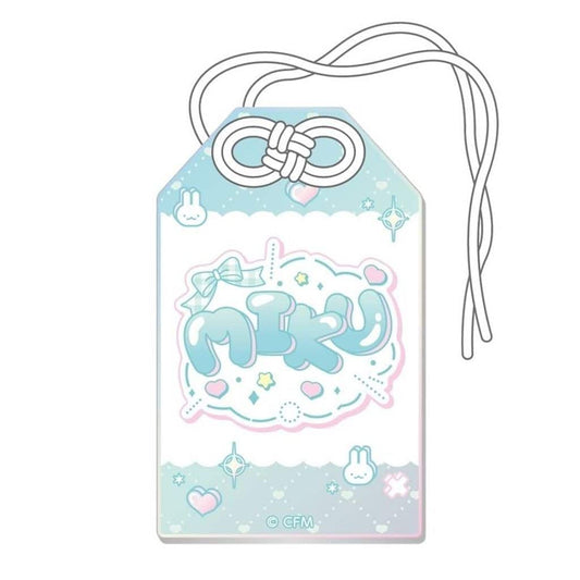 Hatsune Miku Omamori-Style Aurora Acrylic Strap Concept Cafe ver. (Caravan) - Pre-owned