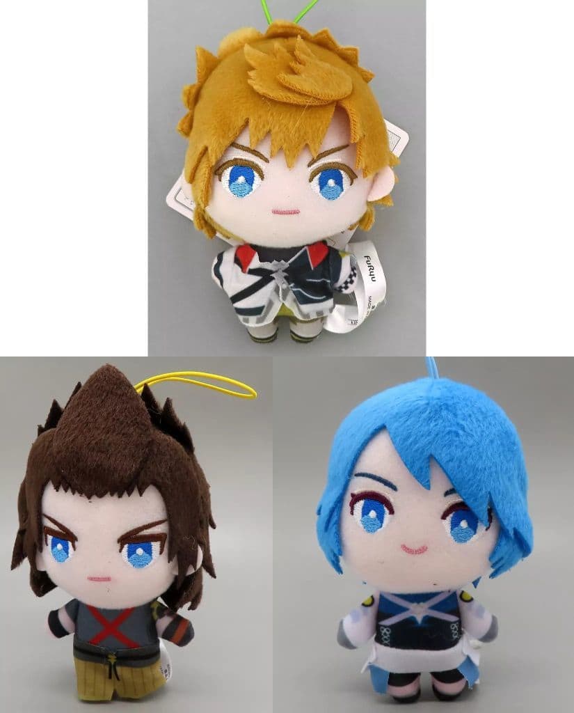 Kingdom Hearts Mascot 3 Three-Piece Set by FuRyu - Approx. 14 x 9 cm, Pre-owned