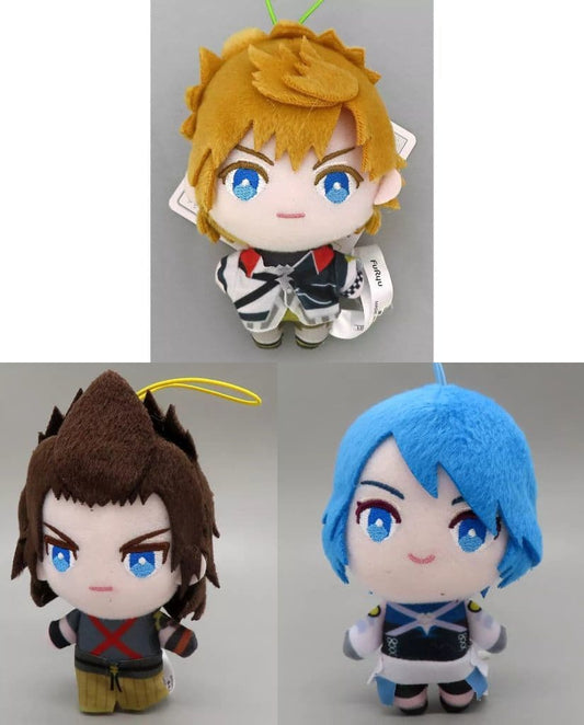 Kingdom Hearts Mascot 3 Three-Piece Set by FuRyu - Approx. 14 x 9 cm, Pre-owned