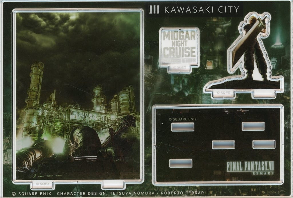 Cloud Strife Acrylic Stand MIDGAR NIGHT CRUISE FINAL FANTASY VII REMAKE