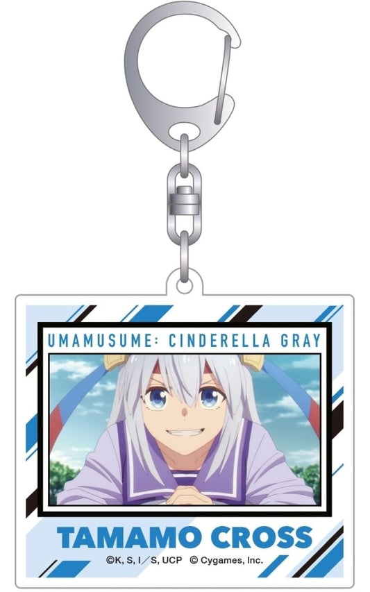 Tamamo Cross Acrylic Keychain - Umamusume: Cinderella Gray (Movic) | Approx. 6.5cm - Pre-owned