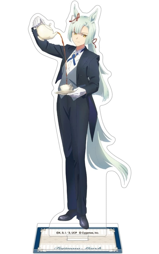 Fujimasa March Acrylic Stand - Umamusume: Cinderella Gray - Movic - Approx 9cm x 17cm (Pre-owned)