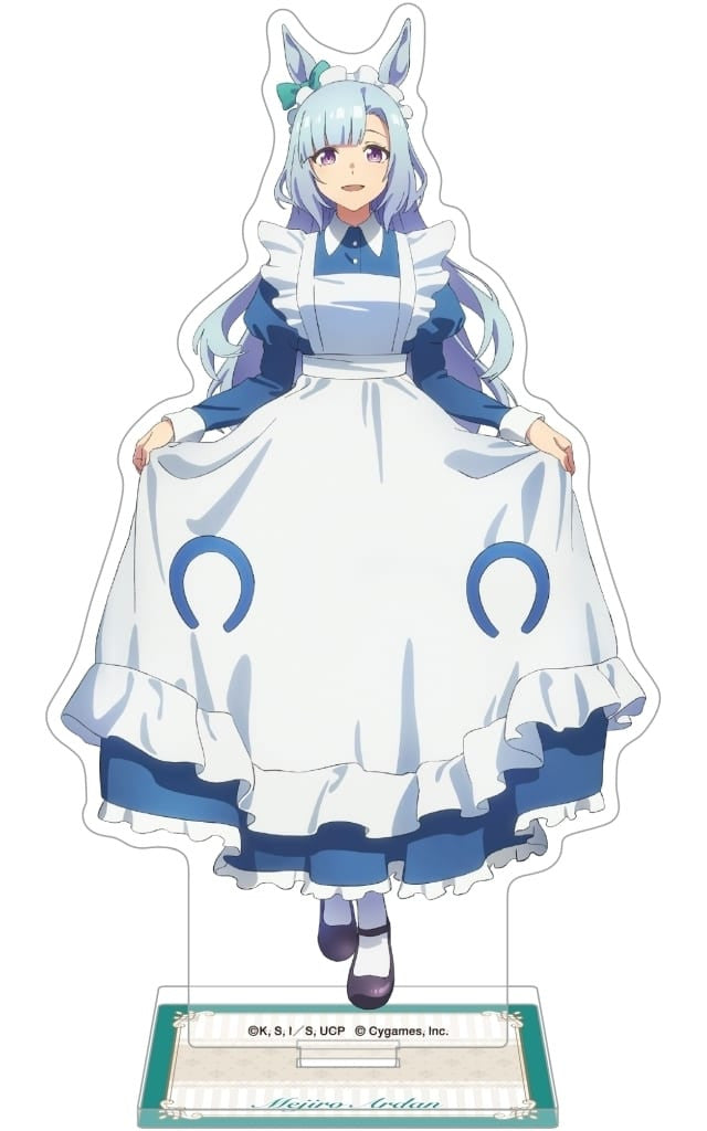 Mejiro Ardan Acrylic Stand - Umamusume: Cinderella Gray - "Welcome to the Holy Hoof Festival!" Tracen Academy Maid Café Illustration (Approx. 9×17cm, Pre-owned)
