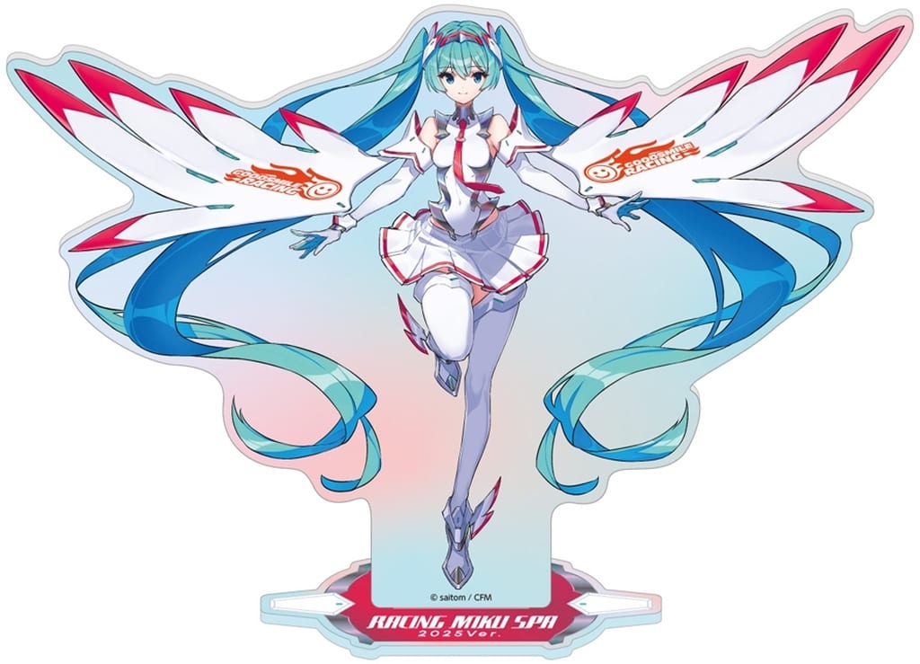 Hatsune Miku Racing Ver. SPA 2025 Support Ver. Aurora Acrylic Stand Vol.1 - Caravan (Acrylic Stand, H140×W207mm)