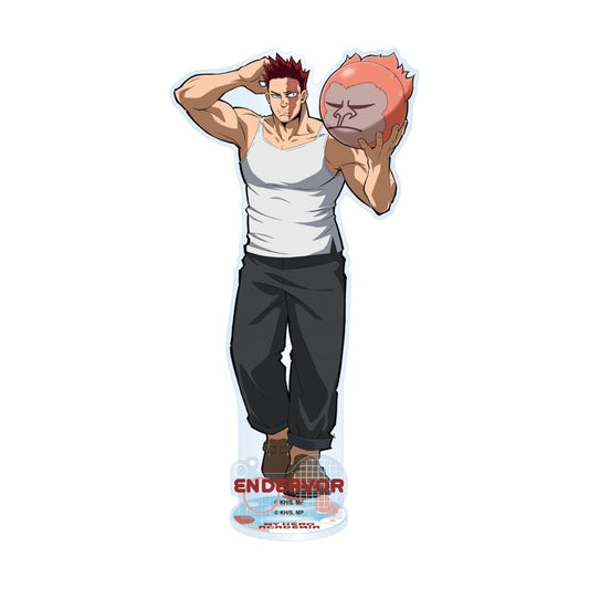 Endeavor Acrylic Stand Animal Beach Ball Ver. — My Hero Academia Official Acrylic Figure Stand (Approx. 81 x 165 mm)
