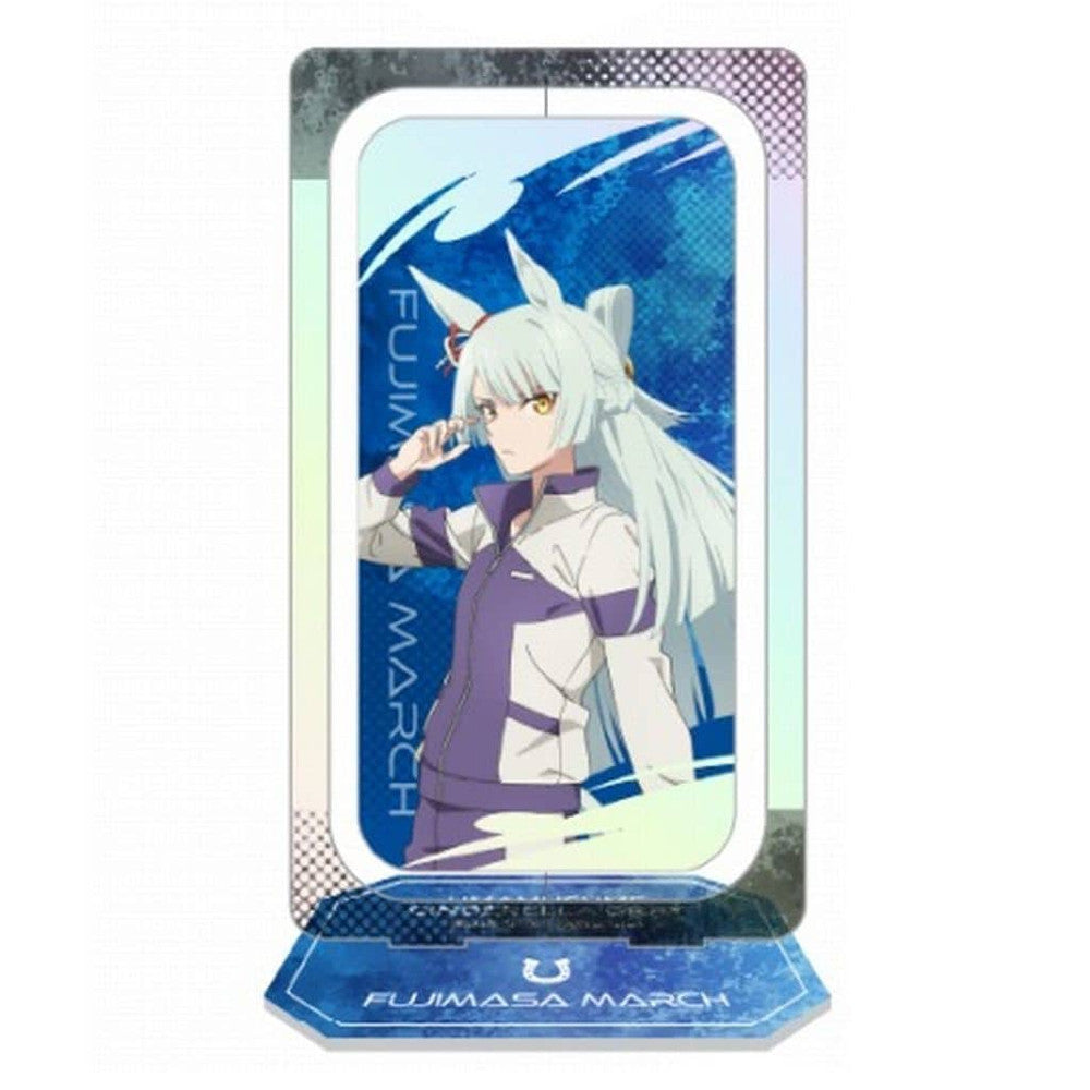 Fujimasa March Rotating Acrylic Stand - Umamusume: Cinderella Gray (Tapioca Brand, H123×W66×D48mm, Pre-owned)