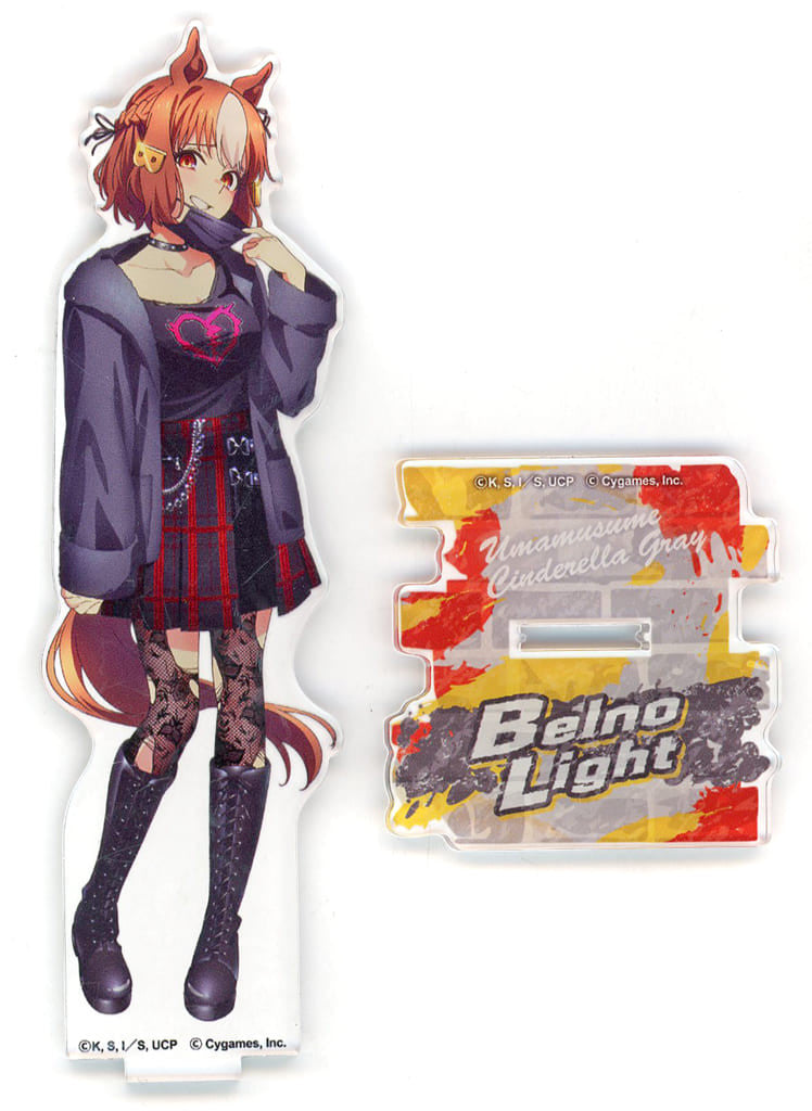 Berno Light Acrylic Stand - Umamusume: Cinderella Gray POP UP SHOP -rebellious style- (Happinet, Pre-owned, ~150×85mm)