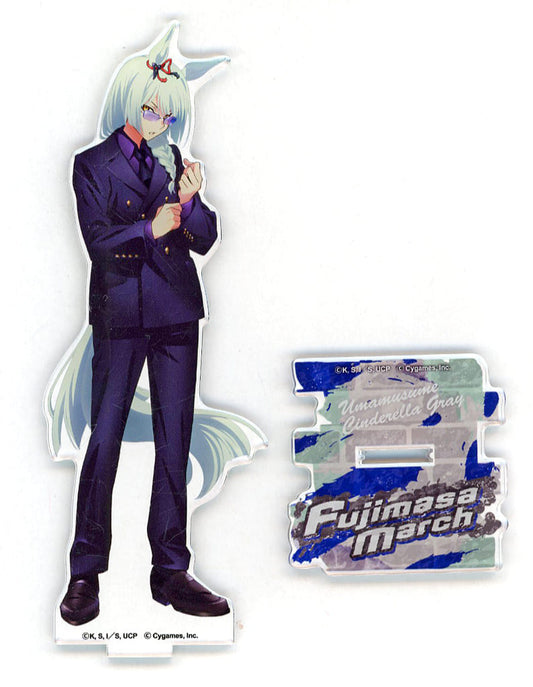 Fujimasa March Acrylic Stand - Umamusume: Cinderella Gray POP UP SHOP -rebellious style- (Happinet) 150×85mm Pre-owned
