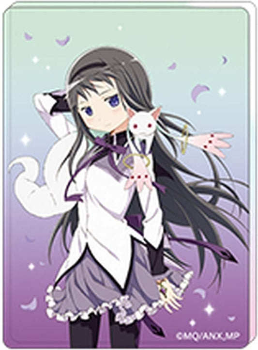 Homura Akemi & Kyubey Acrylic Stand - Puella Magi Madoka Magica Noble Art Collection (Movic) Approx. 6.8 x 4.9 cm, Pre-owned