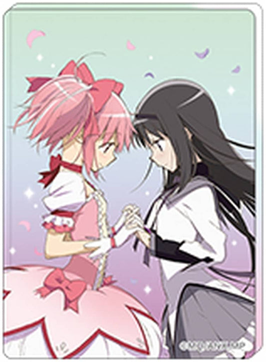 Madoka Kaname & Homura Akemi Acrylic Stand Variant B - Puella Magi Madoka Magica Noble Art Collection - Movic - Approx. 6.8 x 4.9 cm (Pre-owned)