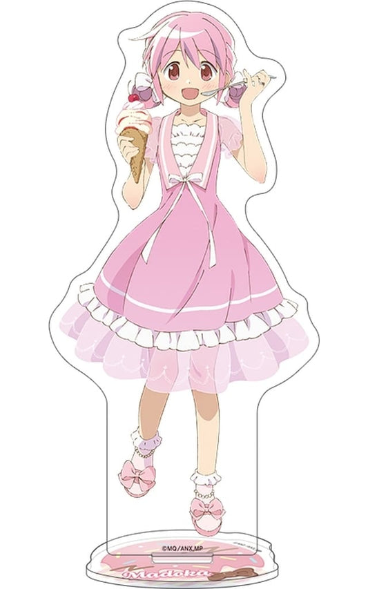 Madoka Kaname Acrylic Stand (ice cream PARTY) - Puella Magi Madoka Magica - Movic - Height Approx. 19 cm - Pre-owned