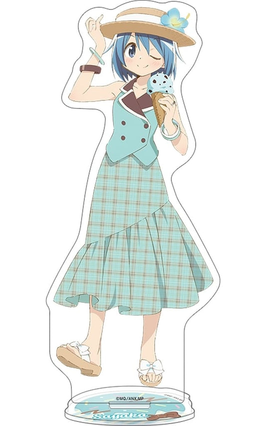 Sayaka Miki (ice cream PARTY) Acrylic Stand - Puella Magi Madoka Magica - Movic - Height Approx. 19 cm - Pre-owned