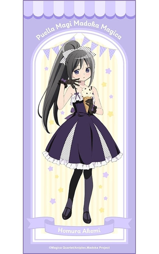Homura Akemi Ice Cream PARTY Sports Towel - Puella Magi Madoka Magica - Movic - Approx. 90 x 40 cm (Pre-owned)