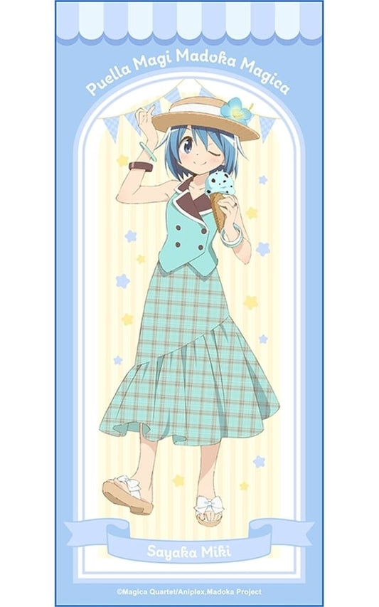 Sayaka Miki Sports Towel (ice cream PARTY) - Puella Magi Madoka Magica - Movic - Approx. 90 x 40 cm - Pre-owned