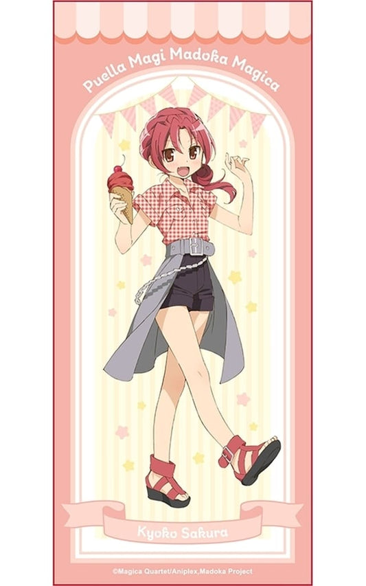 Kyoko Sakura Sports Towel - Puella Magi Madoka Magica - ice cream PARTY Design - Approx. 90 x 40 cm (Movic) - Pre-owned
