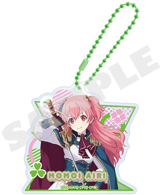 Airi Momoi Acrylic Keychain vol.17 - Project SEKAI COLORFUL STAGE! feat. Hatsune Miku (Approx. 65 x 65 mm, Sega, Pre-owned)