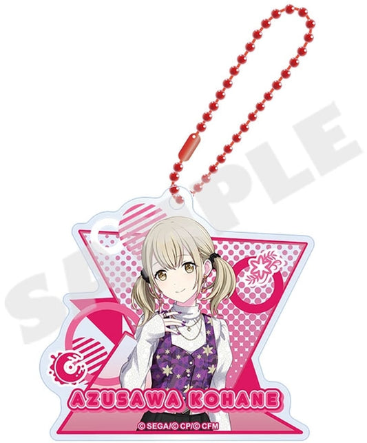 Kohane Azusawa Acrylic Keychain vol.17 - Project SEKAI COLORFUL STAGE! feat. Hatsune Miku (SEGA, Approx. 65 x 65 mm) Pre-owned