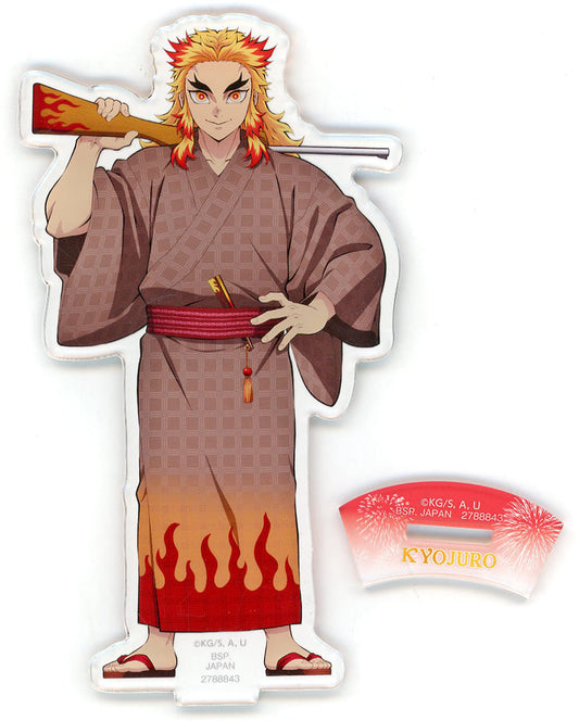 Kyojuro Rengoku Acrylic Plate Stand - Demon Slayer: Kimetsu no Yaiba - Banpresto Approx. 15 cm