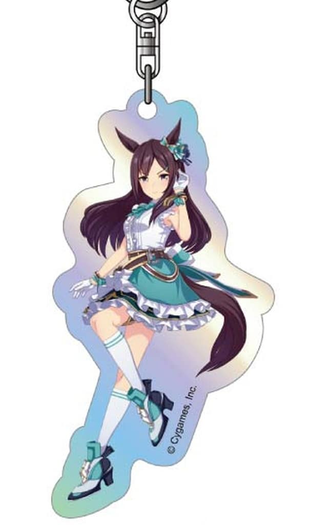 Mejiro Dober Aurora Acrylic Keychain B BOX - Umamusume Pretty Derby Official Hase-Pro / Bandai Acrylic Charm (80×30×3mm)