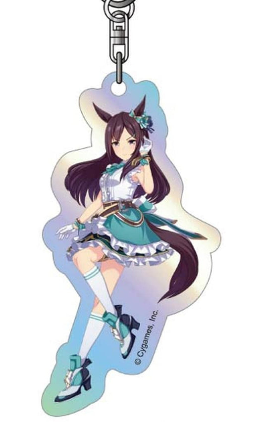 Mejiro Dober Aurora Acrylic Keychain B BOX - Umamusume Pretty Derby Official Hase-Pro / Bandai Acrylic Charm (80×30×3mm)