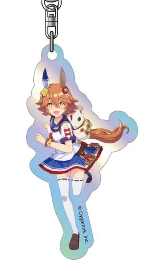 Matikanefukukitaru Aurora Acrylic Keyholder - Umamusume: Pretty Derby C BOX - Hase Pro / Bandai (Approx. 65×38×3mm)