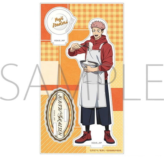 Yuji Itadori Acrylic Stand — Cooking Practice Ver. (Movic) | Jujutsu Kaisen Season 2 — Approx. 10 x 18 cm