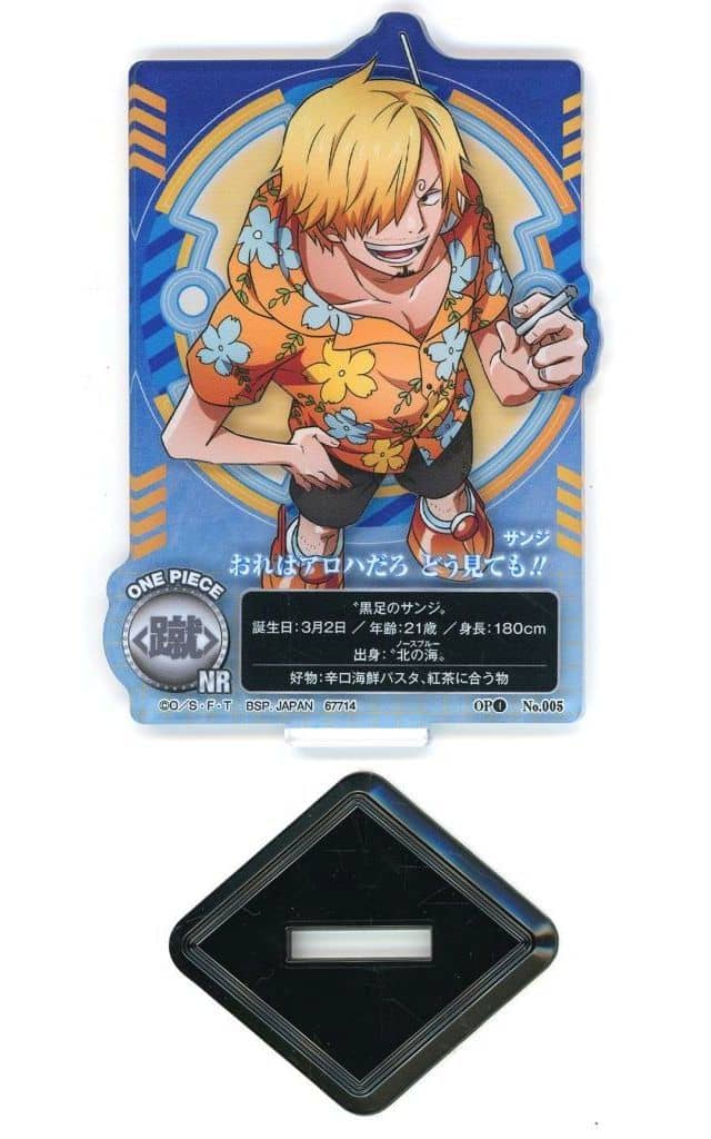 Sanji One Piece Straw Hat Store ACLLECT Acrylic Stand
