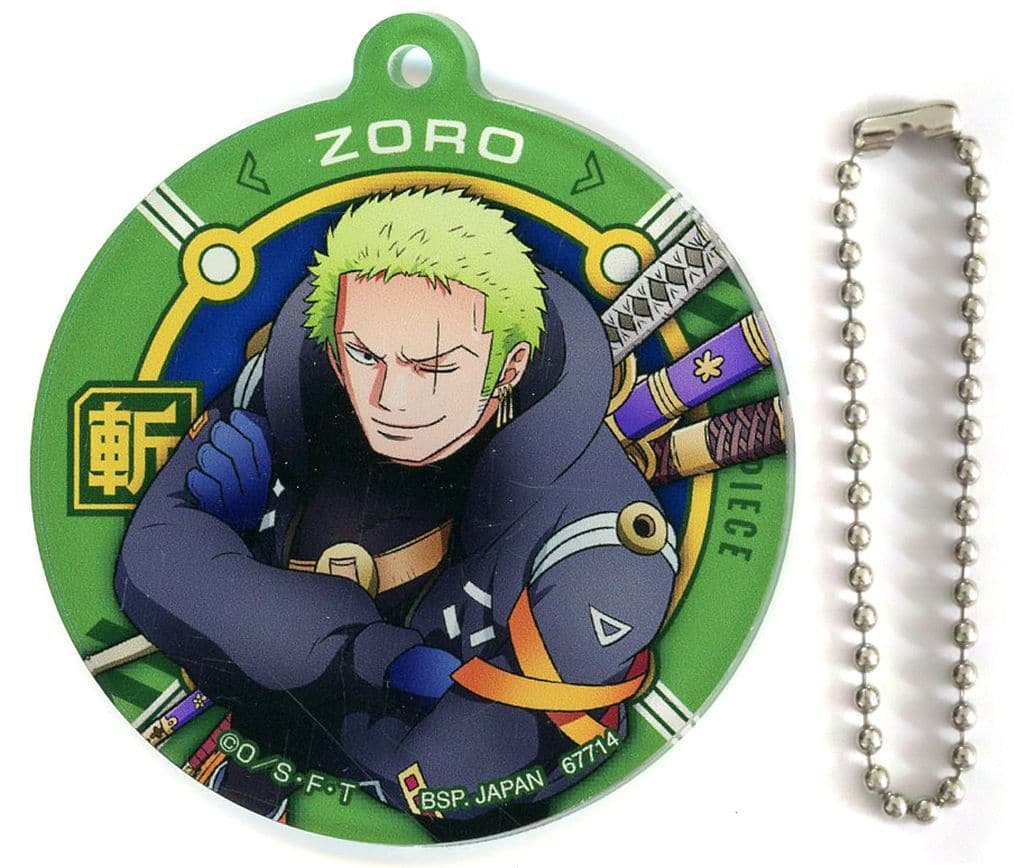 Roronoa Zoro Straw Hat Store Acrylic Charm – One Piece J Prize