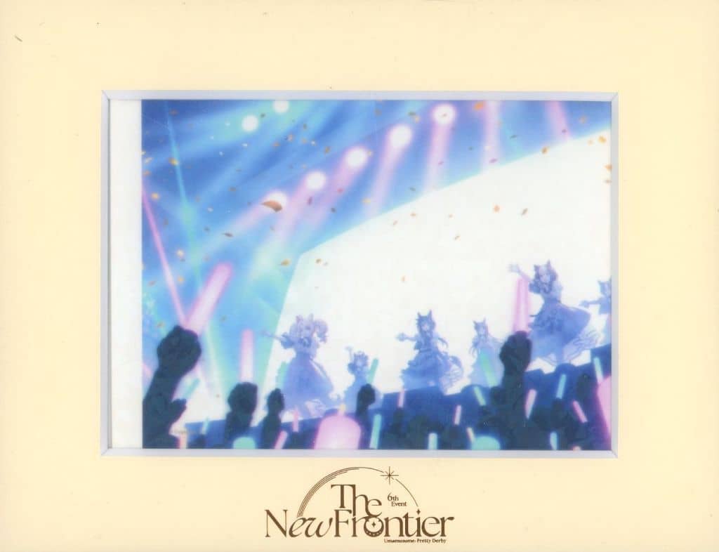 Concept Art Hologram Fine Mat (6th EVENT The New Frontier Autumn Performance Ver.) — Umamusume Pretty Derby Official Cygames Item, Approx 217×167mm (Used)