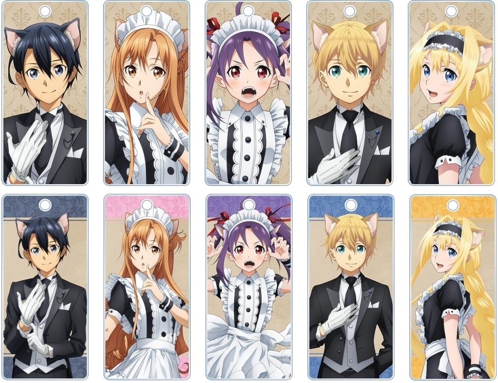 Sword Art Online Acrylic Key Tag Complete Set of 10