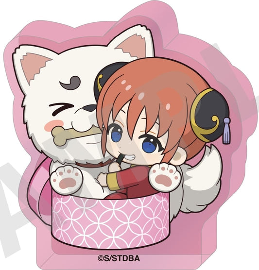 Kagura & Sadaharu Acrylic Block - Gintama Coly - Approx. 60 mm Acrylic Collectible