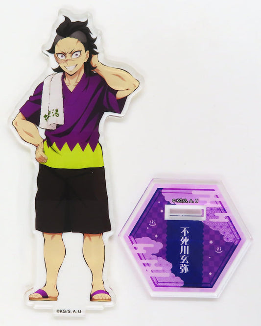 Genya Shinazugawa Acrylic Stand - Demon Slayer: Kimetsu no Yaiba × Gokuraku-yu RAKU SPA 4th Collab (Approx. 72 x 165 mm) Pre-owned
