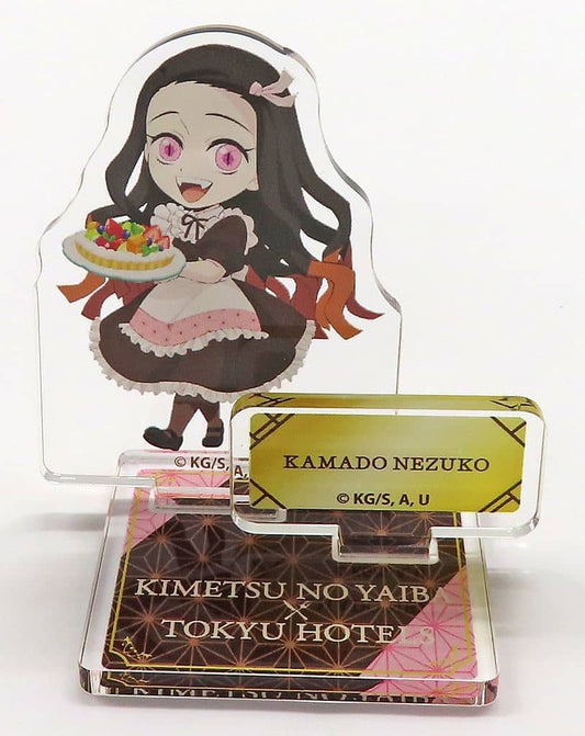 Nezuko Kamado Acrylic Stand - Demon Slayer: Kimetsu no Yaiba × Tokyu Hotels Special Buffet 2025 (Approx. 50 x 60 mm, Pre-owned)