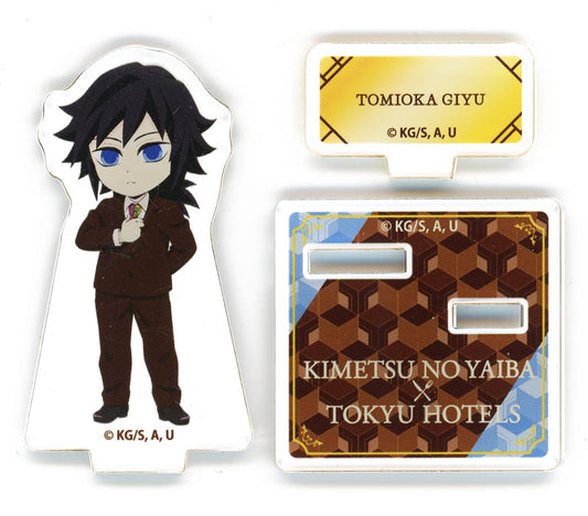 Giyu Tomioka Acrylic Stand - Demon Slayer: Kimetsu no Yaiba × Tokyu Hotels Special Buffet 2025 (Approx. 50 x 60 mm, Pre-owned)