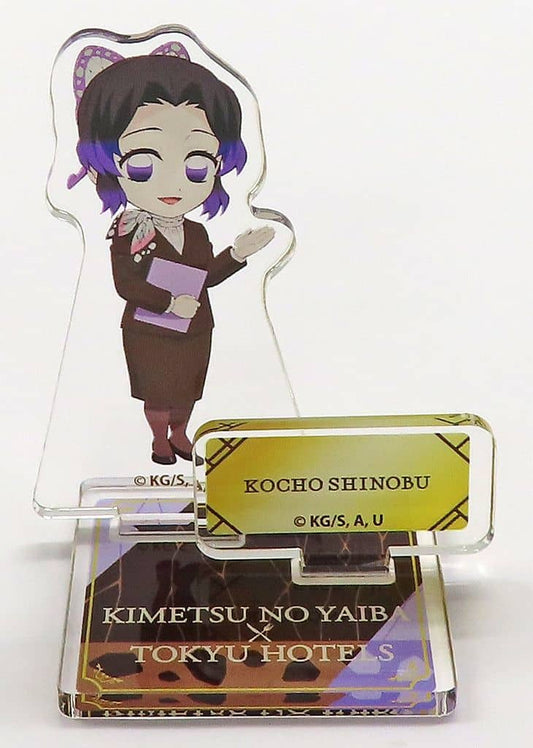 Shinobu Kocho Acrylic Stand - Demon Slayer: Kimetsu no Yaiba × Tokyu Hotels Special Buffet 2025 Merch (Approx. 50 x 60 mm, Pre-owned)