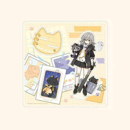 Honkai: Star Rail Female Trailblazer Chibi Cat Acrylic Stand