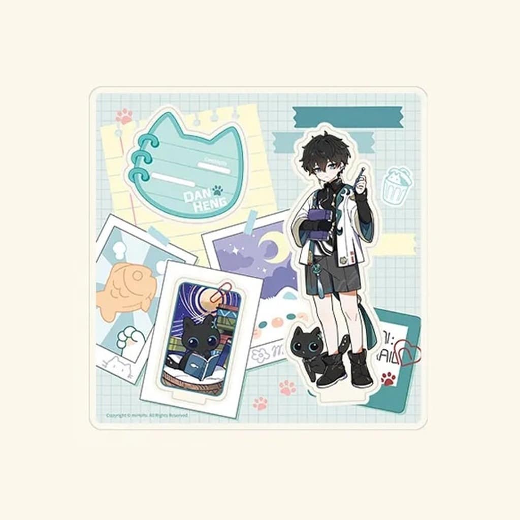 Dan Heng Chibi Cat Series Acrylic Stand - Honkai: Star Rail