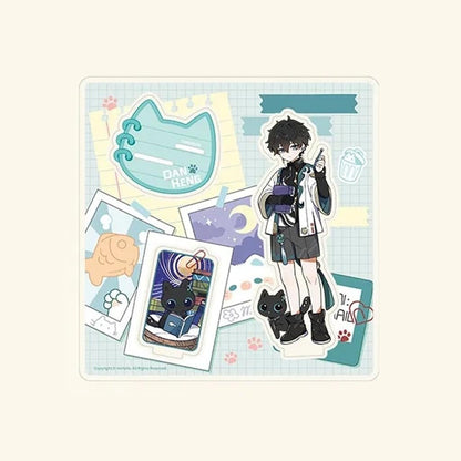 Dan Heng Chibi Cat Series Acrylic Stand - Honkai: Star Rail
