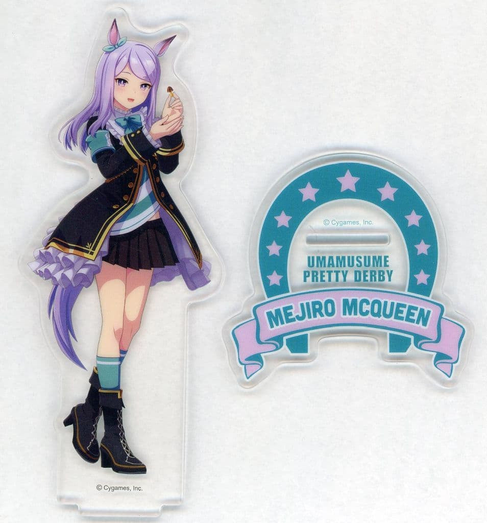 Mejiro McQueen Acrylic Stand - Umamusume Pretty Derby × Lawson Collaboration (Pre-owned, 6.5×12.5 cm, Lawson)
